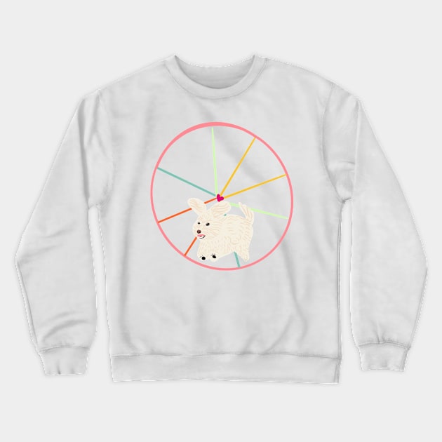 Hamster? Bunny or Puppy? Crewneck Sweatshirt by PatternbyNOK